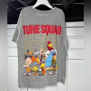 Legacy Gray Space Jam T-shirt short sleeve